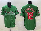 Men's Philadelphia Phillies #12 Kyle Schwarber Green Phanatic Limited Stitched Jersey,baseball caps,new era cap wholesale,wholesale hats
